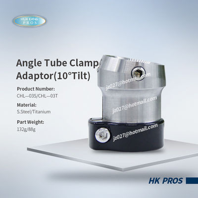 Angle Tube Adaptor with 10°Tilt  stainless steel  tube clamp φ30mm fixed