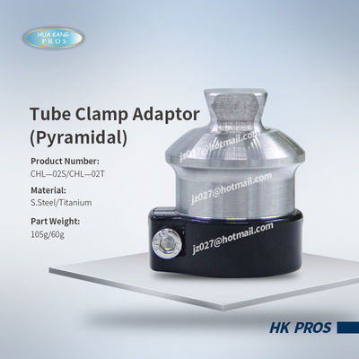 Tube Clamp Adaptor With Pyramid Stainless Steel/ Titanium/ Casting steel/ Aluminium  φ30mm