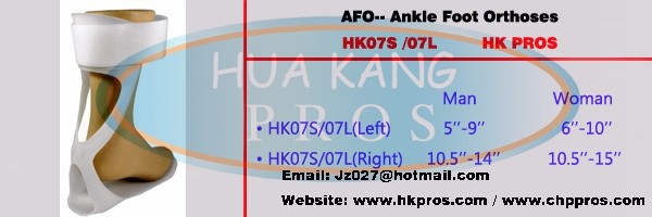 AFO--Ankle Foot Orthoses