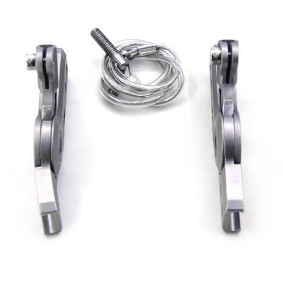 Swiss Lock Knee Joint For Orthoses Aluminum 7075 Width 19mm Cable Controlled