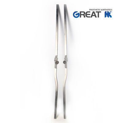 Ortesis pediátricas articulaciones de rodilla de rodilla de rodilla de acero inoxidable para niños 13 mm