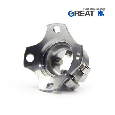 Four Prong Adaptor Prosthetic Components Pyramidal Receiver Pediatric Rotatable Adjustable