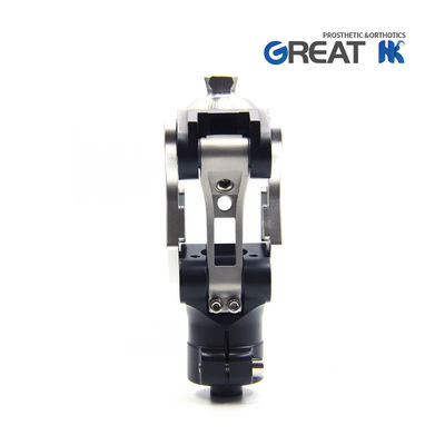 Aluminium7075 Polycentric Four Bar Mechanical Knee Joint Pyramidal Connection