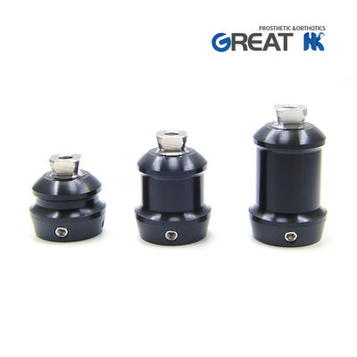 Aluminium 7075 Lower Limb Prosthetic Components Double Head Adaptor Pyramidal