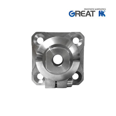 Componentes de prótesis de extremidades inferiores de acero inoxidable, adaptador de toma de pirámide