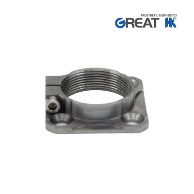 Componentes de prótesis de extremidades inferiores de acero inoxidable, adaptador de toma de pirámide
