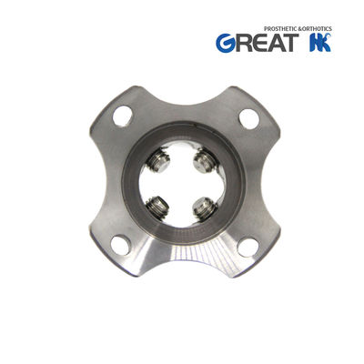 Lower Limb Prosthetic Components-Four Prong Adaptor (Pyramidal Receiver) Stainless Steel 17-4