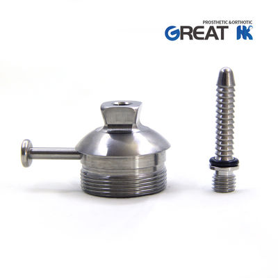 Stainless Steel Below Knee Prosthetic Shuttle Lock System With Pyramid